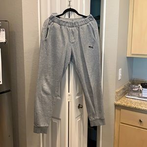Men’s M Puma Gray Sweatpants